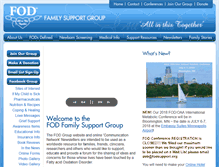 Tablet Screenshot of fodsupport.org